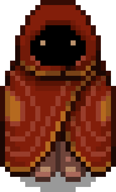 A hooded messenger, delivering your message